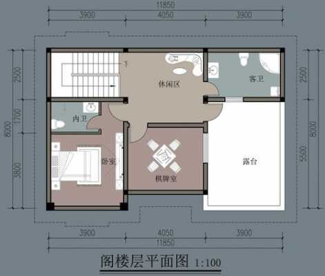 10米x16米房屋户型图 106.5米房屋设计图-第1张图片-室内构图家装