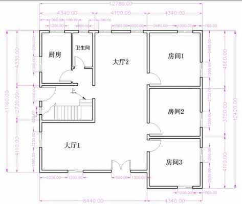 坐东向西房室设计图_坐东向西户型图-第3张图片-室内构图家装