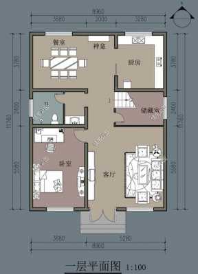 8米x14米房屋设计图-8米x19设计图-第3张图片-室内构图家装