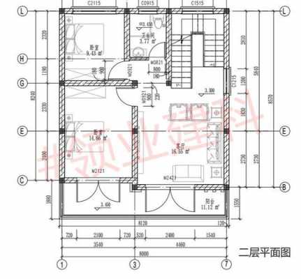 8米x14米房屋设计图-8米x19设计图-第2张图片-室内构图家装