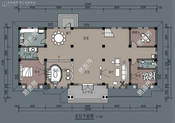 自建别墅户型设计图-第2张图片-室内构图家装