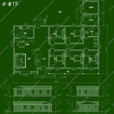 民房建筑设计图单层-第3张图片-室内构图家装