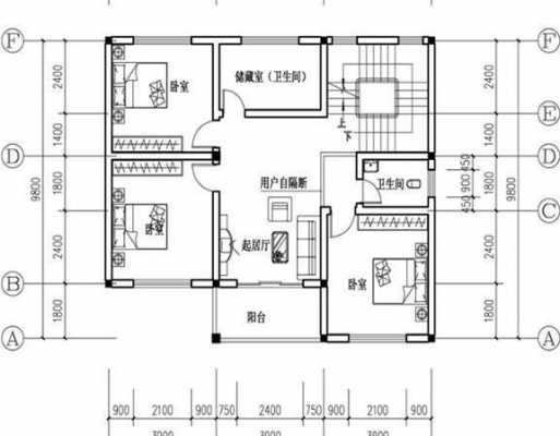 农村房子设计图6乘24米-第3张图片-室内构图家装