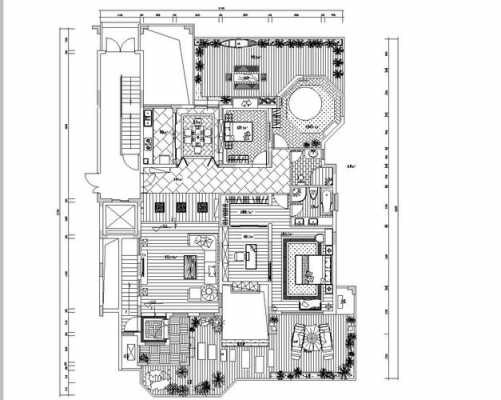 住宅装修设计图cad-第3张图片-室内构图家装