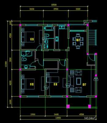 房子设计图.dwg_房子设计图怎么设计-第3张图片-室内构图家装