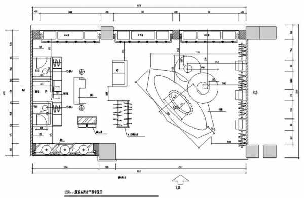 服装店展示空间平面图-服装店展示空间设计图-第3张图片-室内构图家装