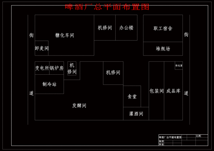 酒平面设计图_酒厂平面设计布置图-第1张图片-室内构图家装