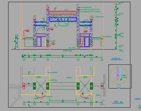 钢结构大门施工图-钢结构大门头设计图-第1张图片-室内构图家装