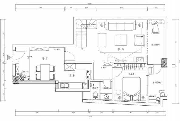 150平复式房屋设计图纸-150平复式房屋设计图-第1张图片-室内构图家装