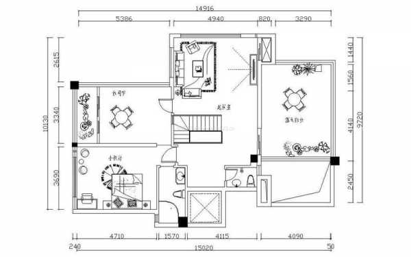 150平复式房屋设计图纸-150平复式房屋设计图-第3张图片-室内构图家装