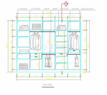  入户衣橱设计图「入户衣橱设计图纸」-第1张图片-室内构图家装