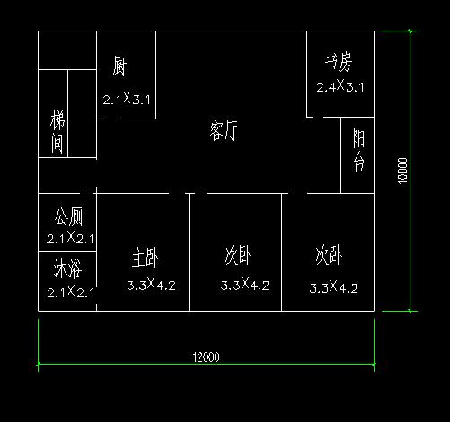 10宽12长店面设计图,10长10宽是多少平方米 -第1张图片-室内构图家装