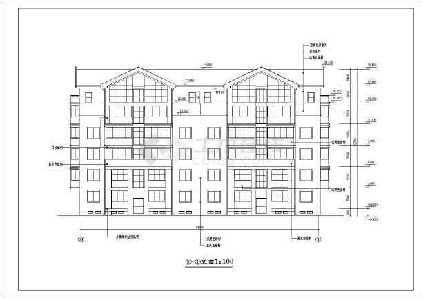 住宅楼设计图带图纸_住宅楼效果图手绘-第1张图片-室内构图家装