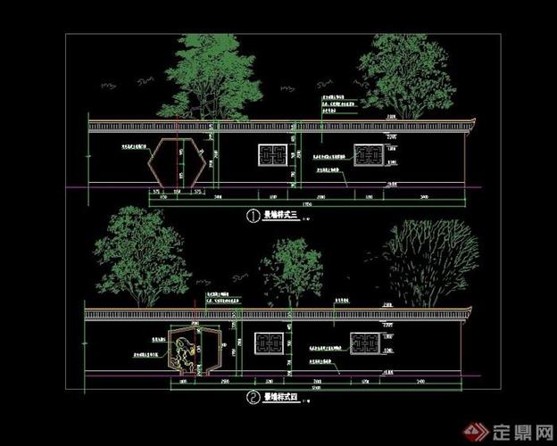  景墙的平面设计图「景墙的平面图立面图」-第3张图片-室内构图家装