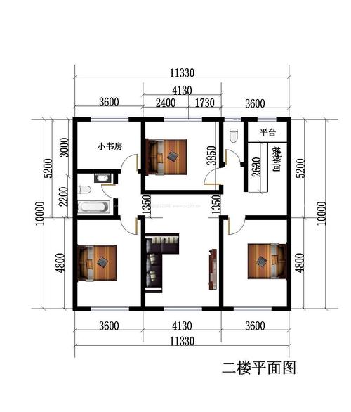 自建60平方套房设计图,60平自建房平面设计图 -第1张图片-室内构图家装