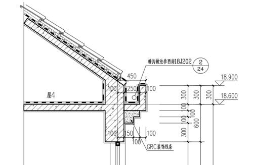 斜坡屋顶天沟-第3张图片-室内构图家装