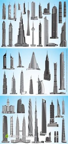 十大高层建筑 著名高楼设计图-第1张图片-室内构图家装