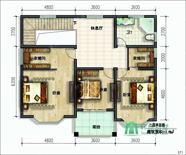 124的房屋设计图-第2张图片-室内构图家装