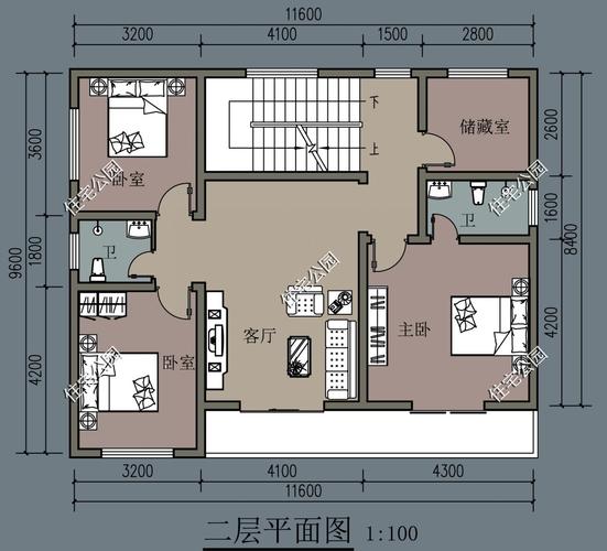 9x9米楼房平面设计图（9米乘9米的房屋设计）-第1张图片-室内构图家装