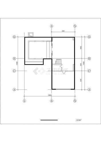 小建筑平面图-建筑小户型设计图-第2张图片-室内构图家装