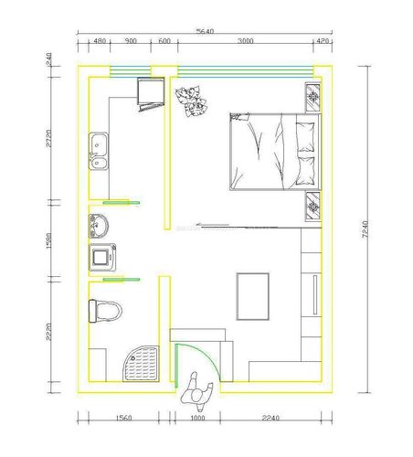 小建筑平面图-建筑小户型设计图-第3张图片-室内构图家装