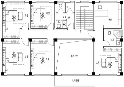 楼上半层怎么设计图片-楼上半层怎么设计图-第2张图片-室内构图家装