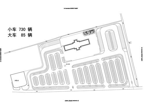 景区停车场平面图-第1张图片-室内构图家装