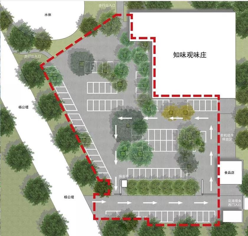 景区停车场平面图-第3张图片-室内构图家装