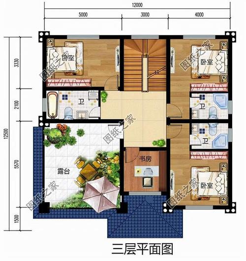 窄长型农村房屋设计图（窄长别墅设计图）-第3张图片-室内构图家装