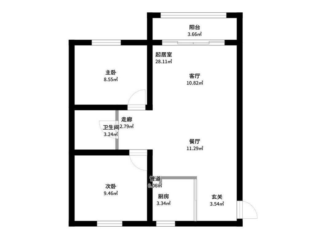 75平方房子怎么设计-第2张图片-室内构图家装