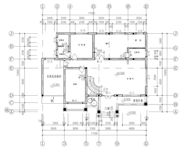 农村自建房设计图cad_农村自建房设计图cad 图纸免费-第2张图片-室内构图家装