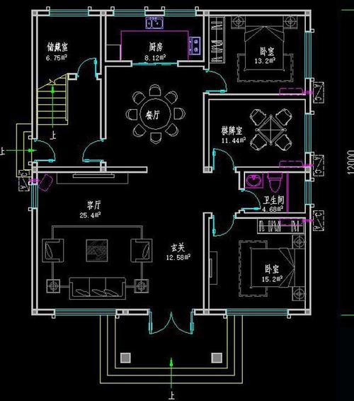 6.5x12设计图,65米宽125米长最新设计图 -第2张图片-室内构图家装