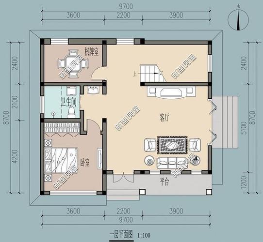 小户型建房图-第1张图片-室内构图家装