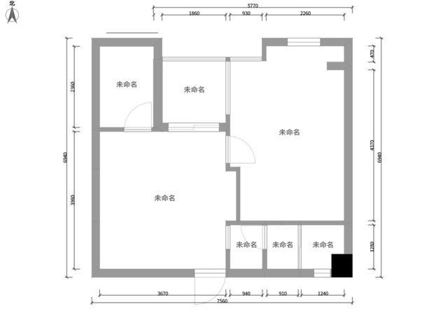 一室房子装修设计图,一室房子装修设计图纸 -第2张图片-室内构图家装