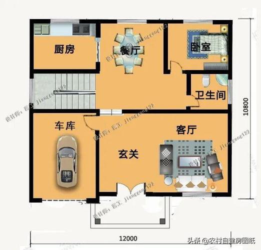 带车库二层小楼设计图（带车库二层小楼设计图案）-第2张图片-室内构图家装