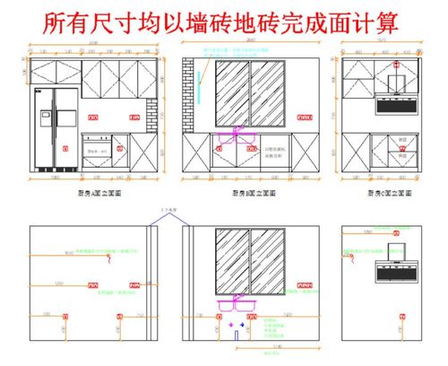 厨房水电位置设计图_厨房水电位置设计图大全-第1张图片-室内构图家装