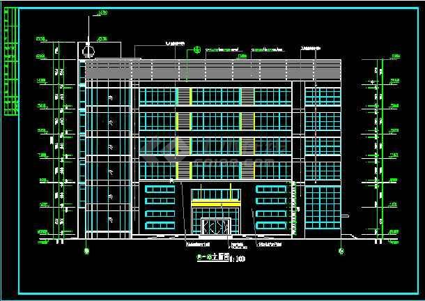  6层办公楼建筑设计图「6层办公楼建筑设计图片」-第1张图片-室内构图家装