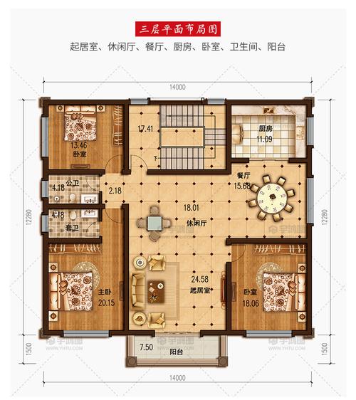  170方别墅设计图「170平的别墅设计」-第2张图片-室内构图家装