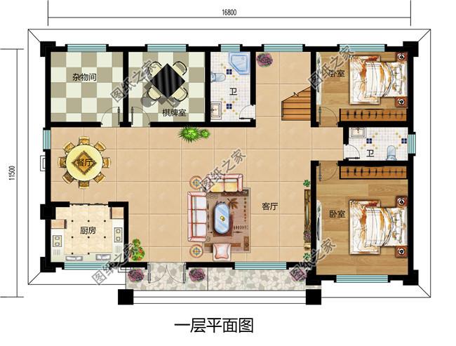  170方别墅设计图「170平的别墅设计」-第3张图片-室内构图家装