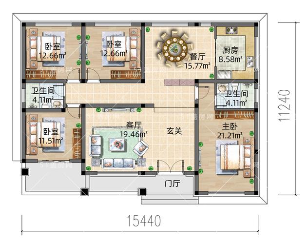 农村房间设计图简单图片 农村房间设计图简单-第1张图片-室内构图家装