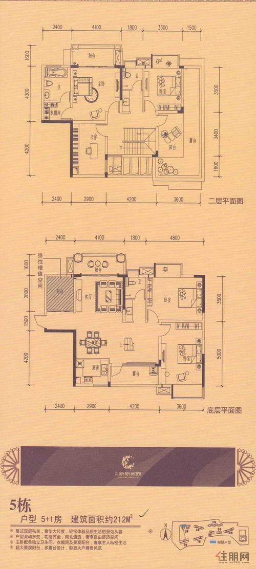 200平方楼房平面设计图-200平楼中楼设计图-第2张图片-室内构图家装