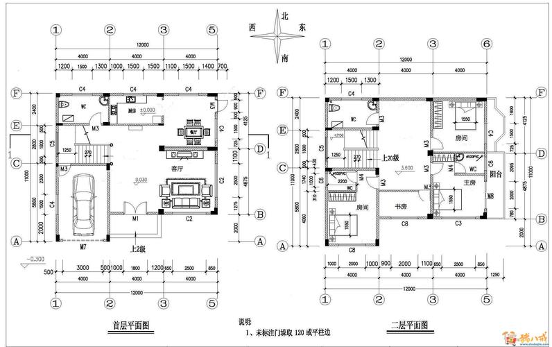 房屋设计图的分解图-房屋设计图的分解-第1张图片-室内构图家装