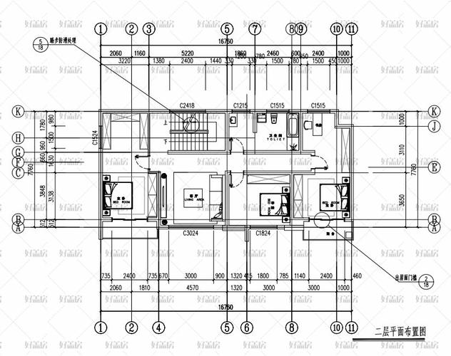 12米长7米宽建房图纸 12米7米平面设计图-第2张图片-室内构图家装