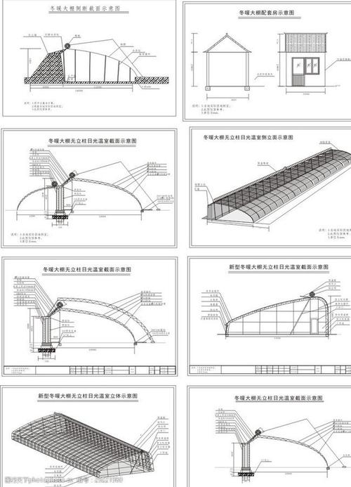  蔬菜大棚设计图「蔬菜大棚设计图大全」-第1张图片-室内构图家装