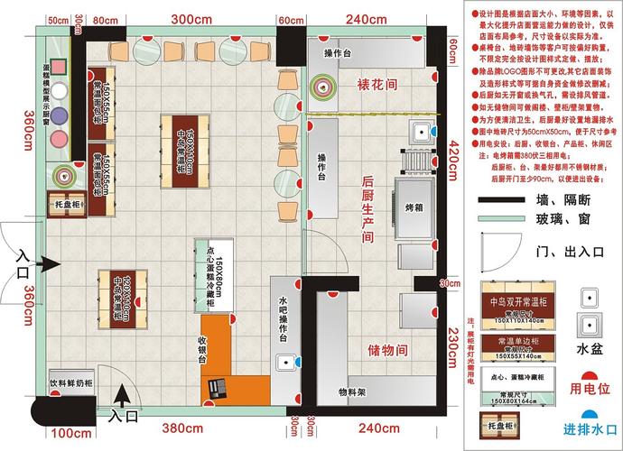 糕点店设计图-糕点设计图是什么样的-第3张图片-室内构图家装