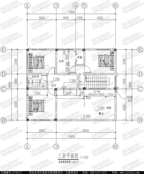 120多平方建房设计图-第1张图片-室内构图家装