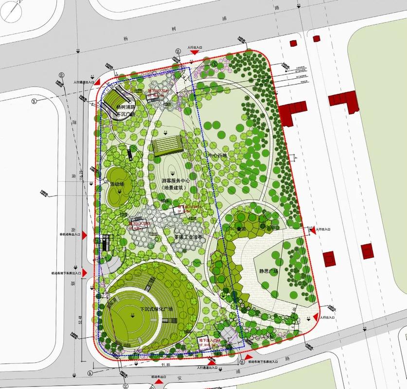 城市公园景观设计图,城市公园景观设计图纸 -第2张图片-室内构图家装