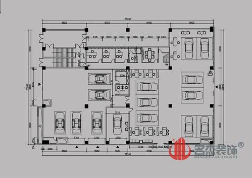 奥迪4s店平面设计图（奥迪4s店维修车间图片）-第1张图片-室内构图家装