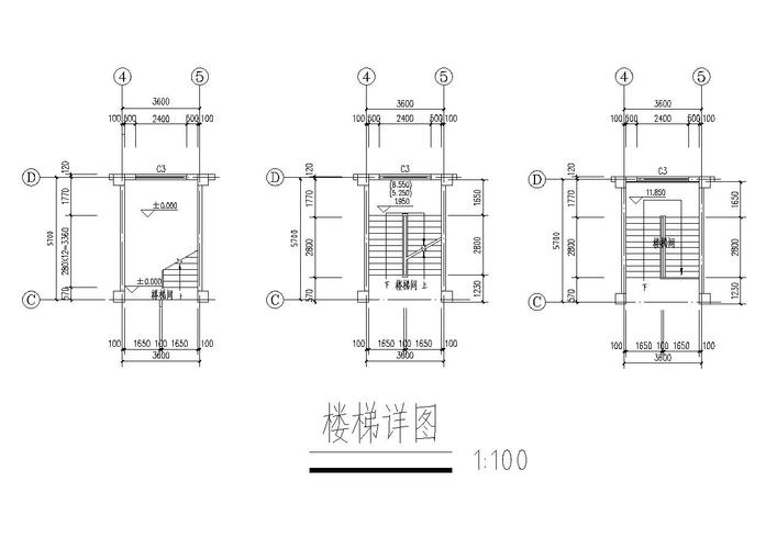 下载楼梯设计图,楼梯图纸下载 -第1张图片-室内构图家装