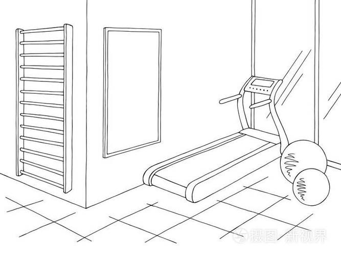 房子设计图简笔画-房子设计图健身房-第1张图片-室内构图家装